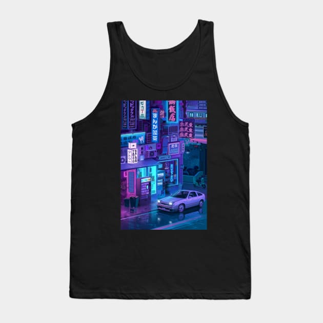 Tokyo Night Tank Top by Mr.Melville